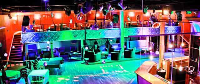 Vibrant Abigail nightclub with colorful lighting ideal for parties and events.