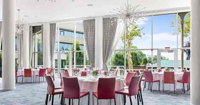 Elegant Private Dining Room in Sequoia, ideal for weddings and corporate events.