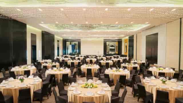 Elegant Crystal Ballroom at Sofitel Abu Dhabi for corporate events and galas.