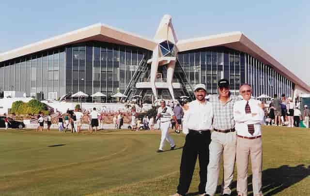 Events Lawn at Abu Dhabi Golf Club, modern venue for corporate and social gatherings.