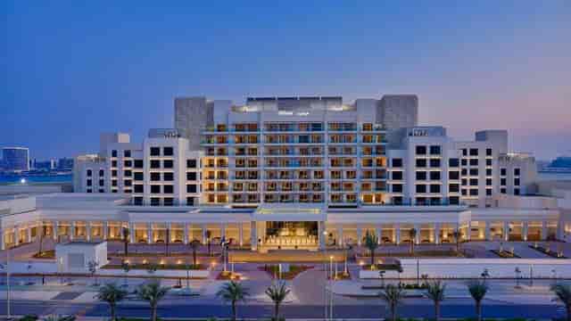 Luxury conference center at Hilton Abu Dhabi Yas Island, ideal for corporate events.