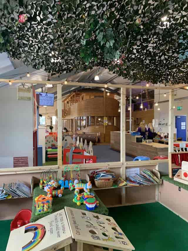 Vibrant children's play area for family events and educational workshops.