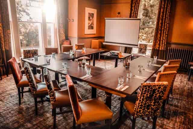 Intimate dining area at Bombay Flavours, perfect for meetings and gatherings.
