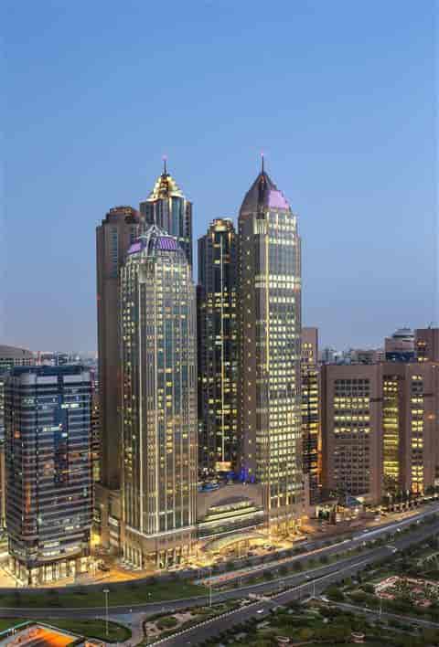 -A sophisticated haven of luxury and exquisite service right at the capital of the Emirates.
-Strategically located in the heart of the vibrant and modern Corniche Road where the financial district is close by. 
-A few minutes ride away from exclusive shopping malls and the beach.
-Offers a perfect blend of business and leisure activities.

-280 luxury rooms and suites of the hotel boast a contemporary French design with oriental influences.
-Offers an intimate ambience, outstanding facilities along with a wide range of bespoke services.

-Boasts a conference centre covering nearly 2,600 square meters with independent access.
-From the ballroom to board meeting rooms and business centre, a variety of configurations, from 15 to 1000 people.