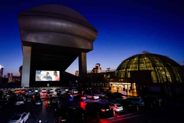 Drive-in movie theater