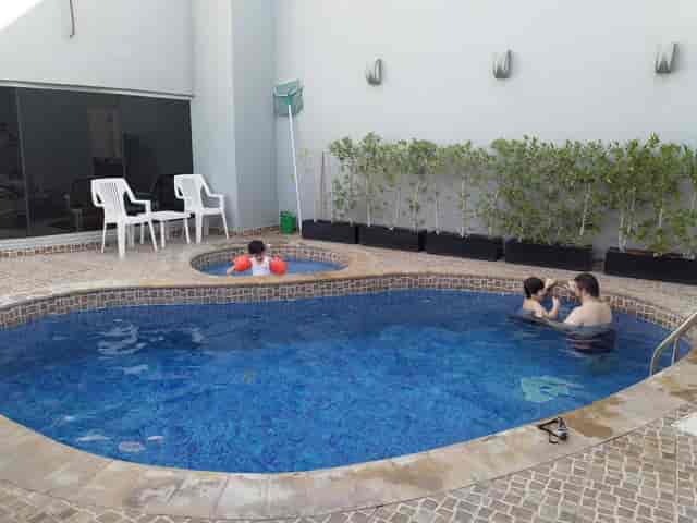 Majilis pool area in Executive Suites, ideal for networking and relaxation at events.