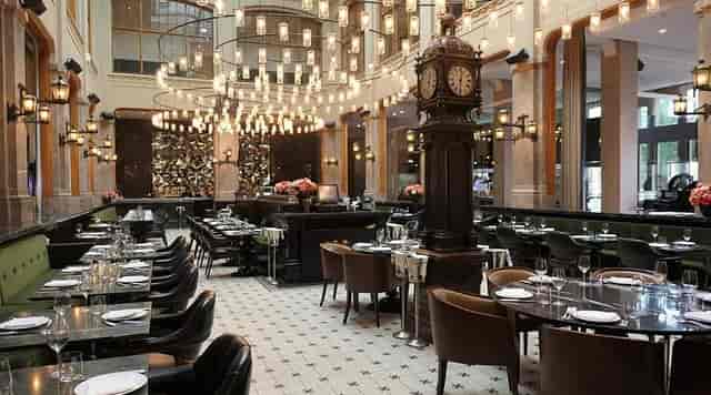 Cocktail bar at The Duchess with plush seating, ideal for corporate events and parties.