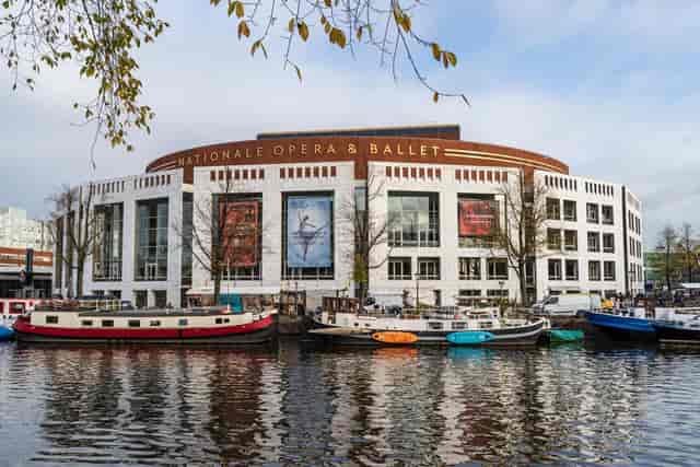 Theater at Dutch National Opera & Ballet, elegant venue for performances and events.