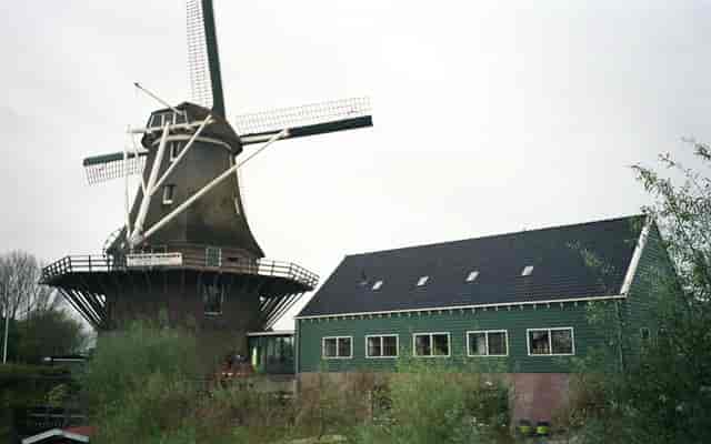 Windmill at Molen van Sloten, perfect for outdoor events and team-building activities.