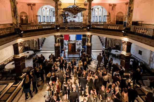 Elegant Marmeren Hal venue at KIT Events, perfect for networking and presentations.