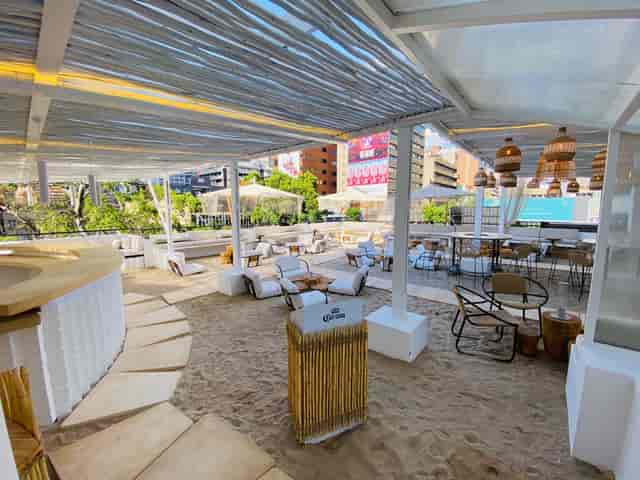 Modern outdoor venue at City Beach Club, ideal for upscale events and gatherings.