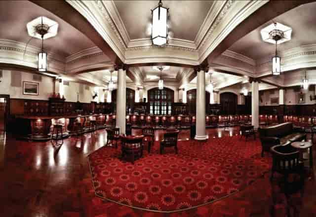 Elegant Anglo Platinum Room at Rand Club for high-end conferences and formal events.