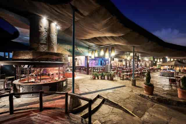 Outdoor event space at Safari Park Hotel, perfect for gatherings and celebrations.