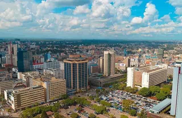 Kenya National Archives skyline, vibrant venue for conferences and events.
