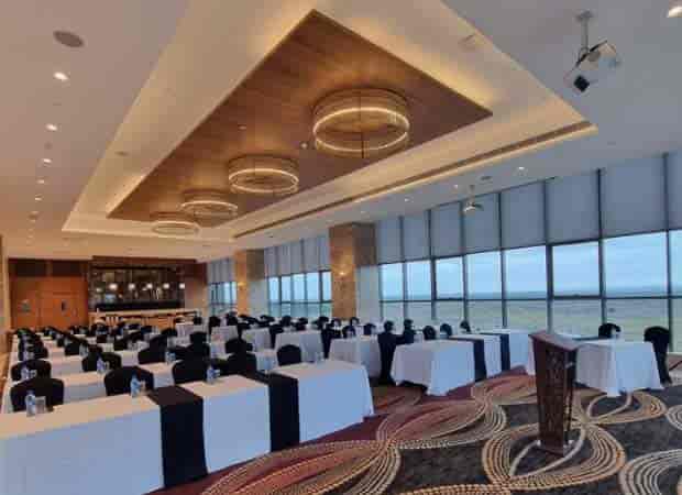 Elegant banquet hall at Emara Ole Sereni Hotel, ideal for corporate events and meetings.