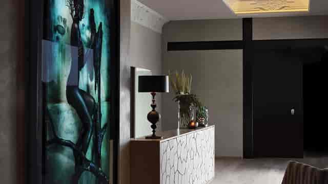 Stylish private dining space in Marble Restaurant, perfect for professional events and networking.