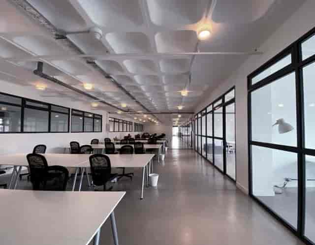 Modern event space in Nairobi Garage, ideal for workshops and team gatherings.
