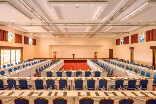 Almasi Ballroom at Mövenpick Nairobi, elegant theater-style setup for conferences and meetings.