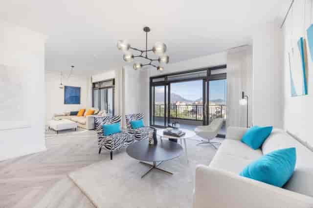 Stylish lounge area at Oasis Retirement Resort, ideal for meetings and networking events.