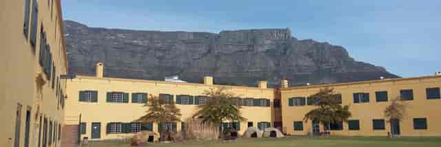 Castle Military Museum with yellow walls, ideal for corporate retreats and social gatherings.