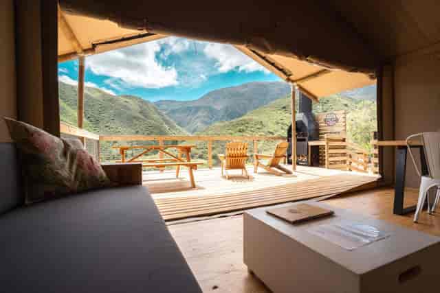 Africamps Boutique Tents in Pat Busch Mountain Reserve, ideal for meetings and retreats.