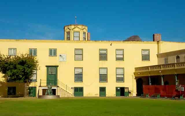 Governor's Quarters, Castle of Good Hope: charming yellow venue for events and gatherings.