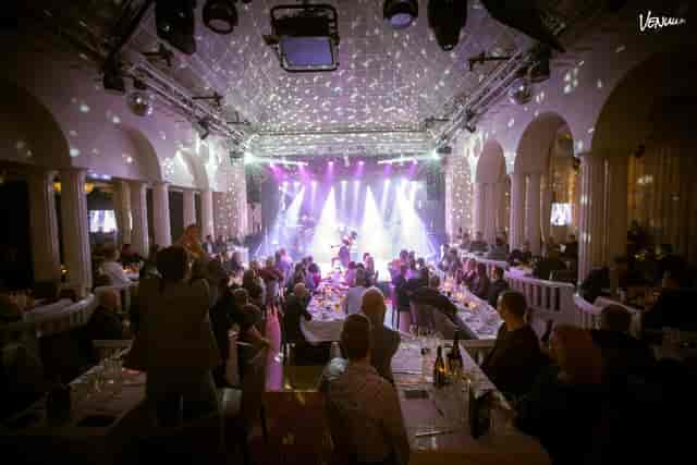 Vibrant event space at Fennia Salonki, Casino Helsinki, perfect for corporate events.