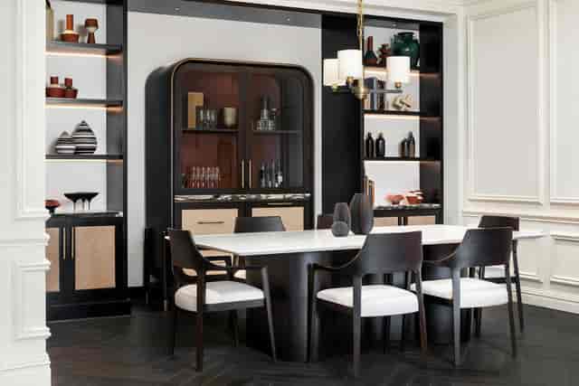 Elegant dining space at Bascule Bar, Cape Grace, ideal for upscale events and meetings.