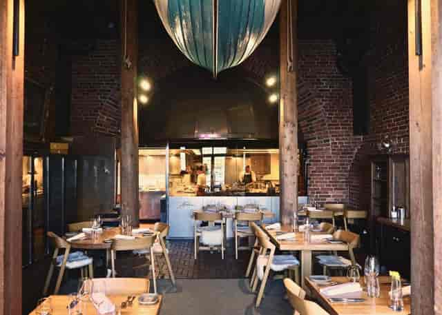 Nokka Chef Table in Ravintola Nokka, inviting restaurant for culinary events and private dining.