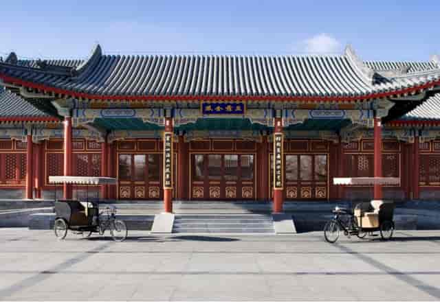 Chinese Restaurant in Aman Summer Palace, elegant architecture for corporate events and gatherings.