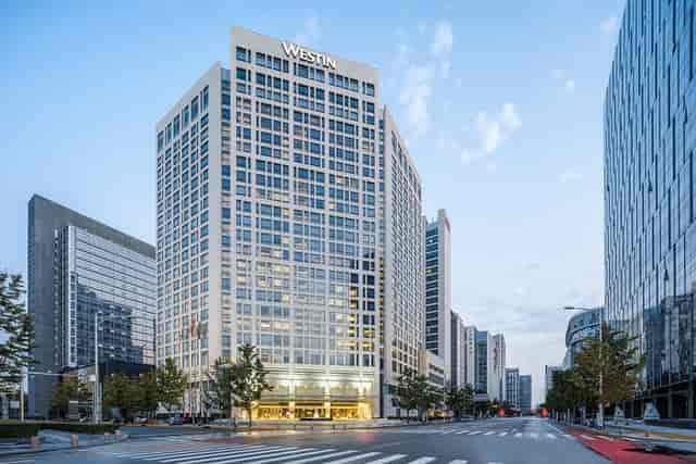 Ornate suites at Westin Beijing: modern hotel venue for business events and conferences.