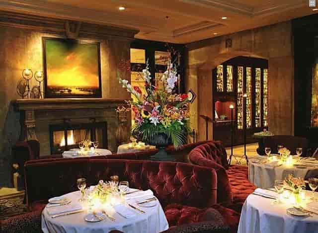 Elegant restaurant setting at Chelsea Terrace, Wedgewood Hotel for upscale events and intimate gatherings.