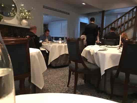 Private dining room at The French Laundry with elegant decor for exclusive events.