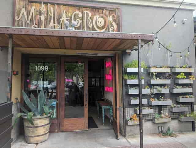 Tequila Bar entrance at Milagros Latin Kitchen, ideal for casual events and gatherings.
