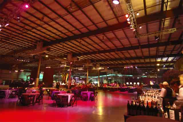Meeting Pavilion at San Mateo County, elegant setup for corporate events and celebrations.