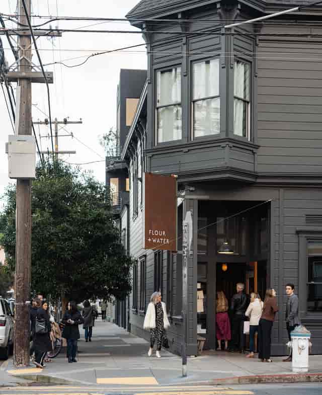 Test Kitchen at Flour + Water: lively urban scene for networking and casual dining.