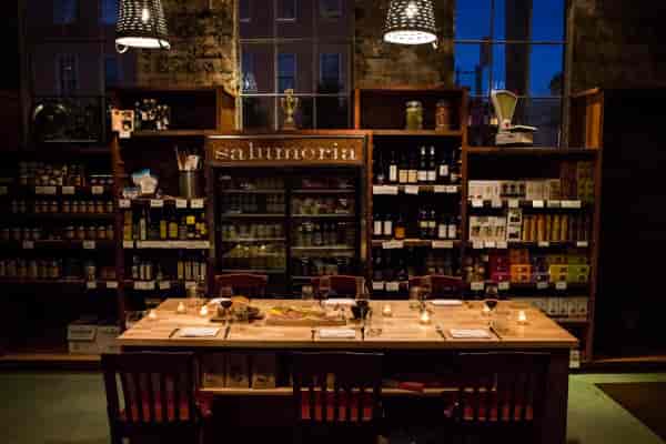 Intimate dining setup at Dough Room, Flour + Water for private events and gatherings.