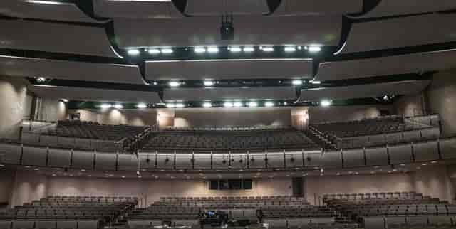 San Mateo Performing Arts Center auditorium with tiered seating for events and conferences