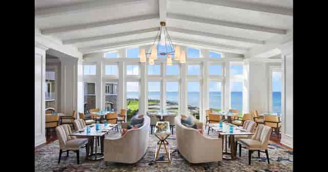 Miramontes Room at The Ritz-Carlton, Half Moon Bay: ocean view meeting space for retreats.