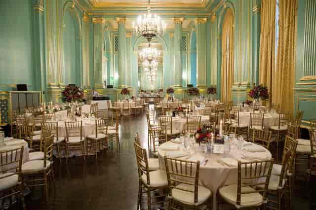 Elegant San Francisco event venue with high ceilings, ideal for upscale galas and banquets.