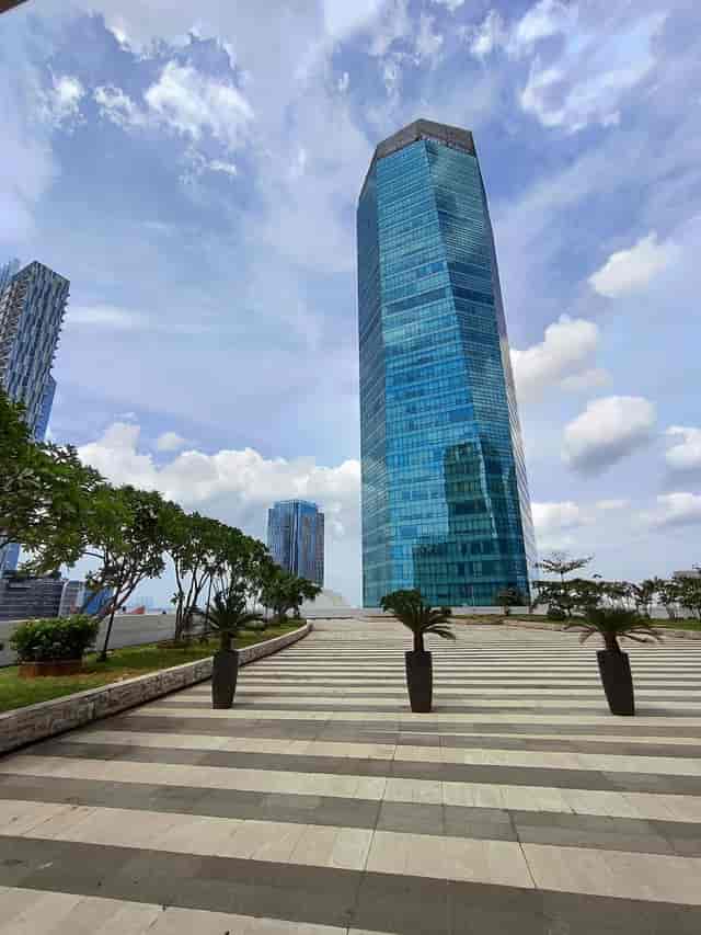 "Modern high-rise in Pullman Jakarta, perfect for corporate events and outdoor receptions."