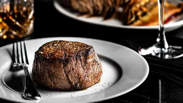 Filet mignon at Del Frisco's, perfect for upscale dinners and gala events.