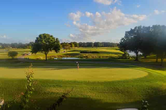 Hampton Room at Willow Fork Country Club for corporate retreats with lush golf course views