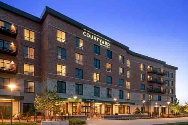 Modern Courtyard hotel venue in Unity of Houston, perfect for events and meetings.