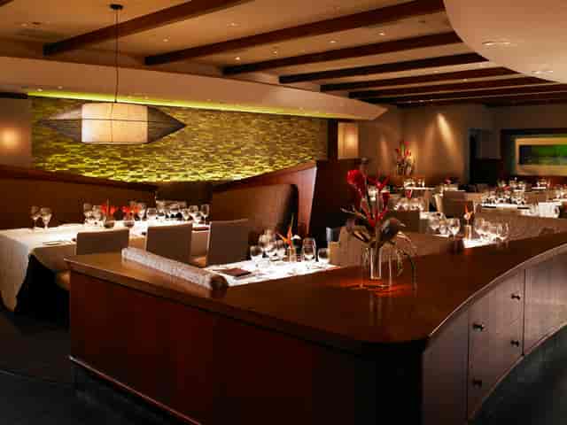 Elegant Private Dining Room at Abacus, perfect for networking events and intimate gatherings.