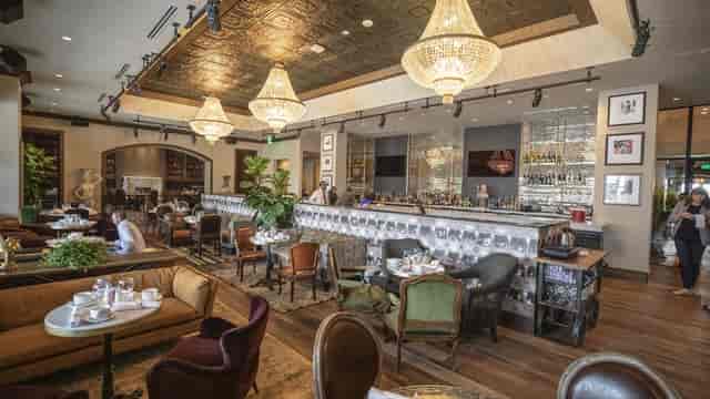 Elegant private dining room at Hotel ZaZa, ideal for upscale events and meetings.