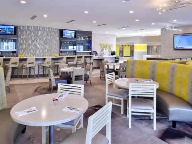 Modern conference venue in Holiday Inn Dallas, ideal for meetings and events.
