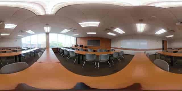 Arts and Sciences Building meeting room at Texas Woman's University, ideal for workshops and events.