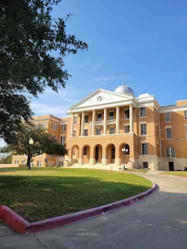 Margo Jones Performance Hall at Texas Woman's University, elegant venue for conferences and events.