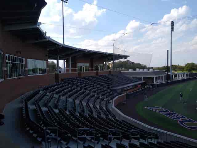 Baseball field seating area in Davenport, ideal for corporate events and fan experiences.